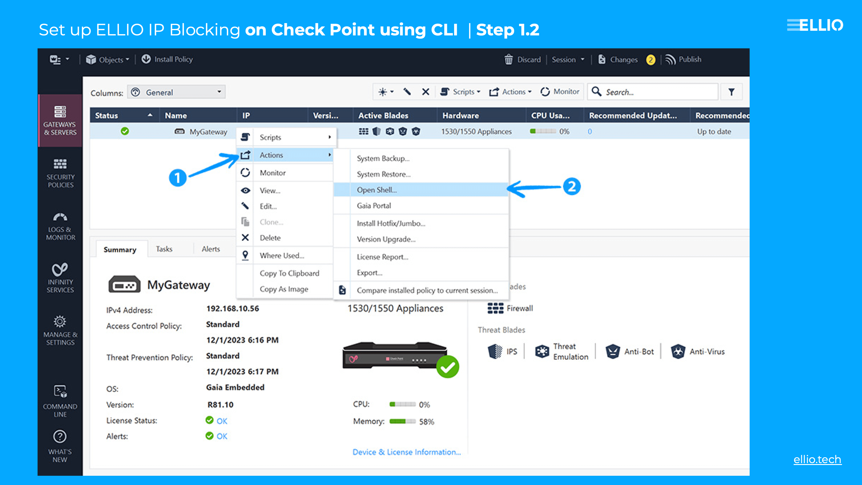 ELLIO Blocklist CheckPoint CLI 2 1024x576