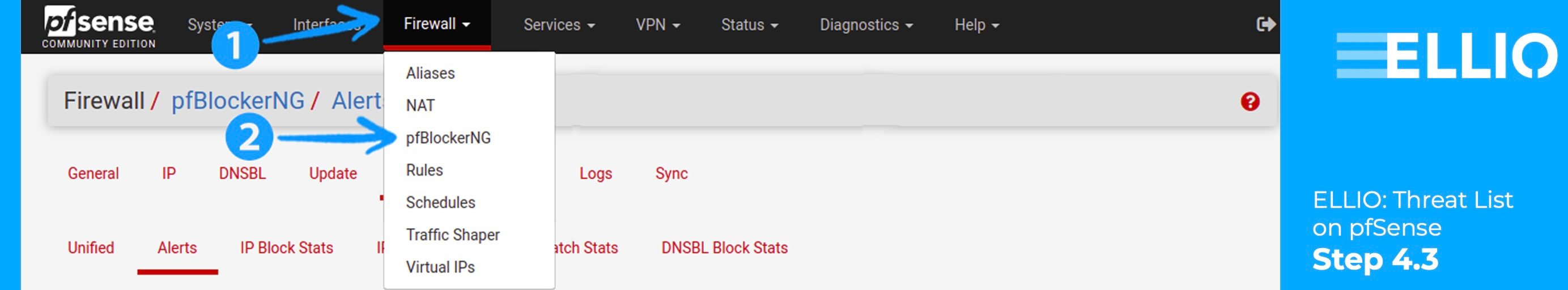 Where in pfSense see what IPs are were blocked.